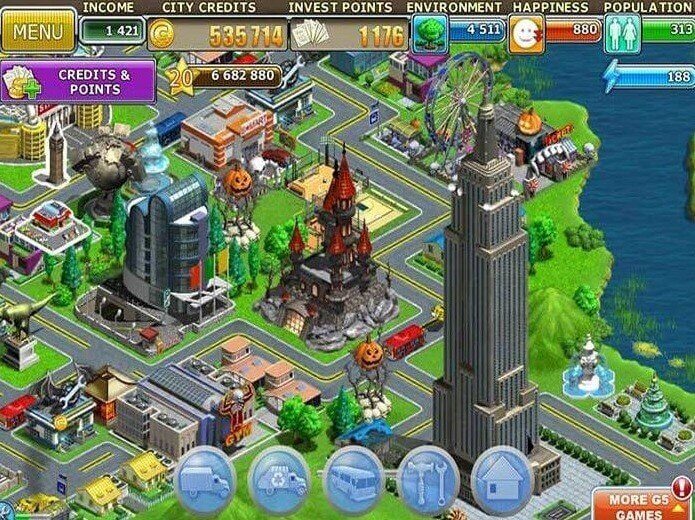 virtual city games online